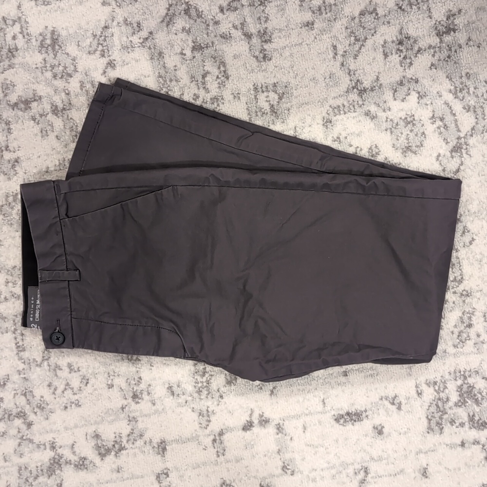 Denim Co. Grey Chinos Slim Stretch 30x32